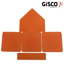 Gisco Softball drop base rubber (set of 5) 61102