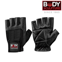 Body Sculpture Fitness Training Gloves Spandex Leather