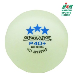 Donic Table Tennis Ball 3 * White