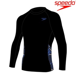 Speedo Swim top t-shirts rashguard l/sleeves eco end + splice