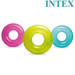 Intex Swim Rings Tubes Transparent 59260 8+ Yrs