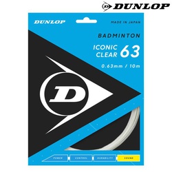 Dunlop String badminton iconic clear 63
