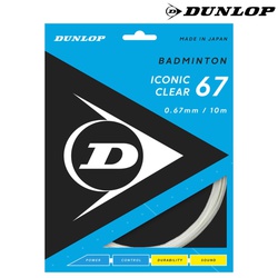 Dunlop String badminton iconic clear 67