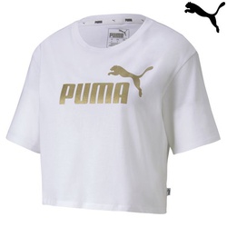 Puma T-shirt r-neck ess+ metallic cropped tee