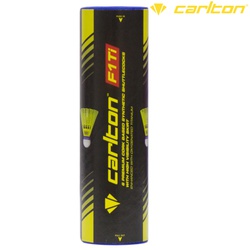 Carlton Shuttlecock f1 medium (blue cap) 3766 yellow tin of 6