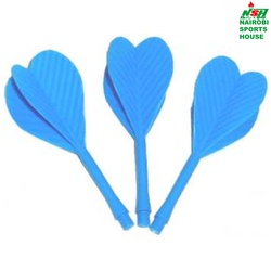 Kwiz Dart flights plastic crinkle thin head