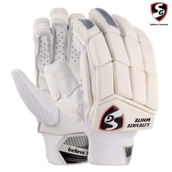 Sg Batting gloves rh boys litevate white jnr