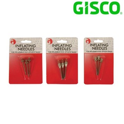 Gisco Needle inflating balls american style thick head 66251 (pkt of 3)