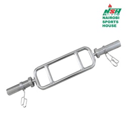 Miscellaneous Olympic bar chrome 47" with 2 pcs triple ring collar