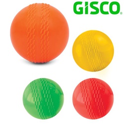 Gisco Cricket Ball Shooting Star Youth 2Pc 76320/76111-Leather Red 4 3/4 Oz