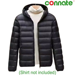 Connate Down jacket with hoodie long sleeve Women