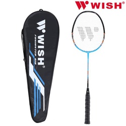 Wish Badminton racket fusiontec with full cover 918