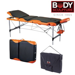 Body Sculpture Massage Table Foldable Bag Aluminium Frame Adjustable 60-81Cm