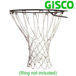 Gisco Net basketball 77300 white 8mm
