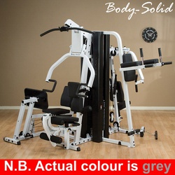 Body solid Multi gym station + vert knee raise + leg press attachment exm3000lps + mh-vkr30