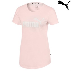 Puma T-shirt r-neck ess+ logo heather tee