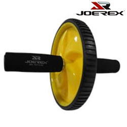 Joerex Exercise Wheels Single (Colour: Yellow/Black)