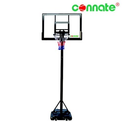 Connate Basketball stand + hoop premium screw jacklifting 47" X 32"s025s