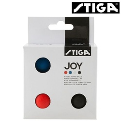 Stiga Table Tennis Balls Joy (Pkt Of 4) 1110-5240-04