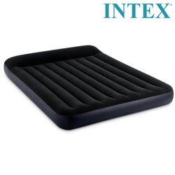 Intex Queen Pillow Classic Air Bed With Built In Pump 66781Bs