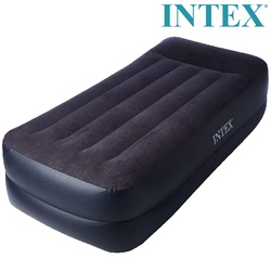 Intex Twin pillow rest raised airbed with fiber-tech bip 64122uk