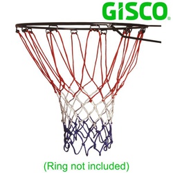 Gisco Net basketball tri colour 4mm 77306