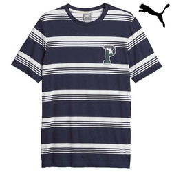 Puma T-shirts r-neck squad stripe aop