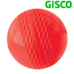 Gisco Cricket ball shooting star youth 2pc 76320/76111-leather red 135g