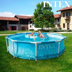 Intex Pool beachside with metal frame set 28208uk 3.05m x 76cm