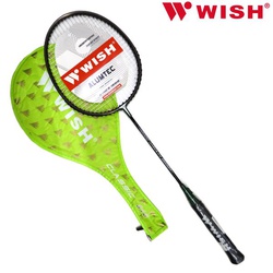 Wish Badminton racket alumtec with 3/4 cover 316