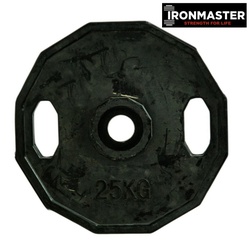 Iron master Plates olympic rubber coated grip ir91027 25kg