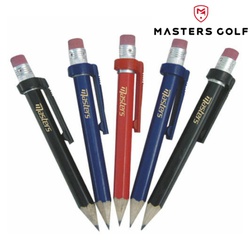 Masters golf Pencil wooden with dip & eraser (pkt of 5)