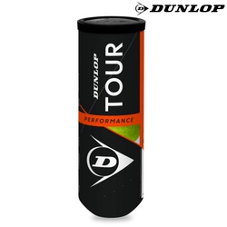 Dunlop Tennis ball d tb tour performance 3pet (tin of 3)