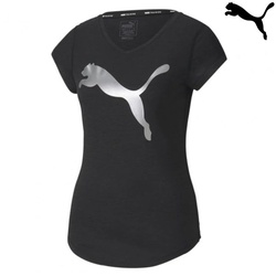 Puma T-shirt v-neck heather cat tee