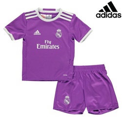 Adidas Suit jersey + short real madrid a mini