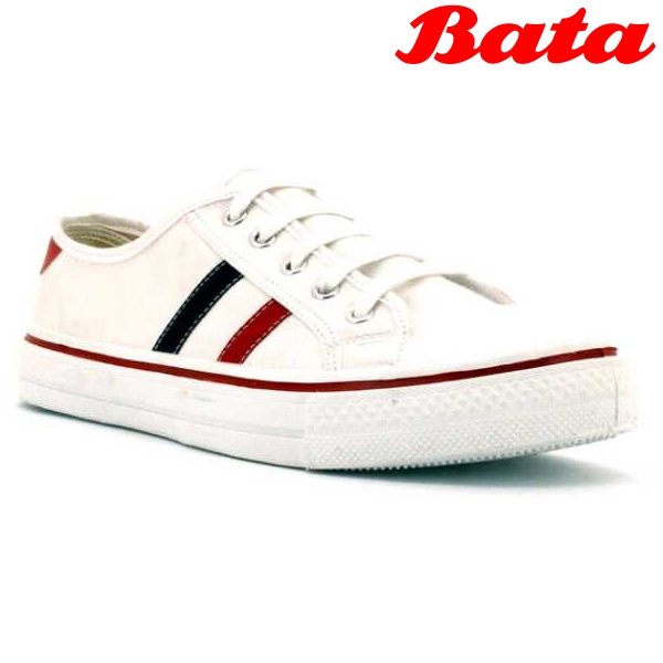 Bata Training Shoes Bullet North Star White Colour White Size 3